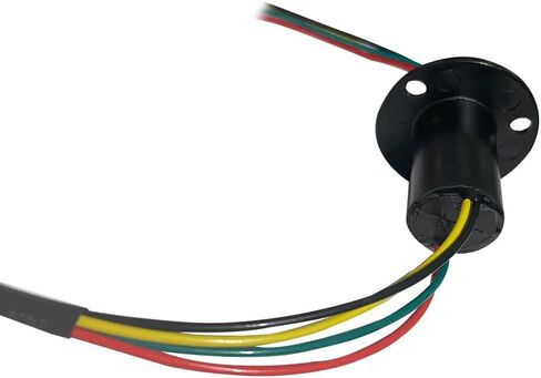 Slip Ring Collector Ring Rotary Electrical Slip Ring Electrical Contact Joint Rotary Connector Capsule for Wind Turbine Power Generator(4 Wires 10A Diameter 22mm) in Saudi Arabia