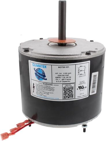 محرك مروحة مكثف مطور 1/4 HP من ClimaTek يحل محل يورك كولمان Luxaire S1-1468-215P 1468-215 S1-1468-212P 1468-212 in Kuwait