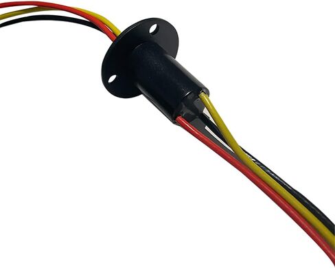 Slip Ring Collector Ring Rotary Electrical Slip Ring Electrical Contact Joint Rotary Connector Capsule for Wind Turbine Power Generator(4 Wires 10A Diameter 22mm) in Saudi Arabia
