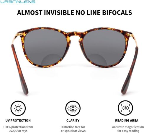 Reader Sunglasses for Women Bifocal for Reading Under the Sun Vintage style glasses-UV PROTECTION in Saudi Arabia