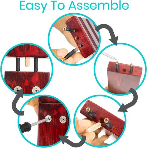 Vive Wooden Finger Ladder for Physical Therapy - Easy Shoulder Rehab Equipment for Pain Relief - Occupational Rehabilitation Exercise for Frozen Shoulder, Chronic Pain, Rotator Cuff Injury, Surgery in Saudi Arabia