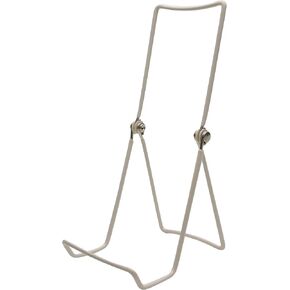 4-Pack 6AC Gibson Holders - 3 Wire Display w/Deep Edge for Kitchenware, Plates, Books & Artwork - White
