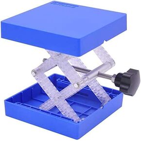 Lab Jack Laboratory Lift Stand Table (4" x 4") Lift Table, Loading Bearing 20lbs