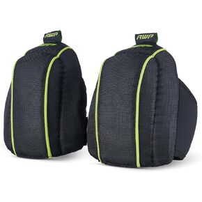 AWP Pro Flooring Knee Pads , Professional Grade Work Knee Pads with High-Density Foam Padding for All-Day Comfort , One Size,Black/Green