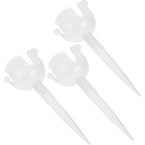 Healifty 25 Sets Clear Chocolate Box Bouquet Holder Round Candy Truffle Wrappers Dome Tray Base Flower Packaging Support Rack Floral Picks for Wedding Birthday Decor