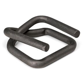 3/4" Strapping Buckle – Reusable Heavy-Duty Self Locking Phosphate Coated Wire Buckles for Cord Strapping, 100/Case
