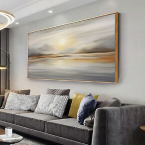 VHMING Abstract Wall Art Artwork Trees Pictures Decor Canvas Painting Framed Ready to Hang Living Room Bedroom Decor and Office Wall Decor 30x60 Inch