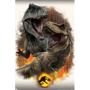 Trends International Jurassic World: Dominion - Giga Vs T. Rex Wall Poster
