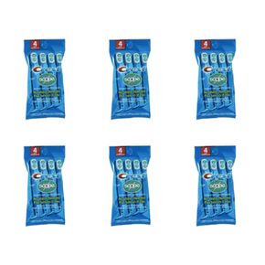 Crest Scope | Mini Brushes-Disposable Toothbrushes with Toothpaste and Pick For Work or Travel (4 count, 6 pack (24 brushes))