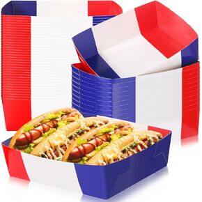 36 Pcs International Flag Party Supplies 5 lb World Country Flag Nacho Boats Snack Serving Food Trays for Football Game Party International Party Supplies(Mixed Flag) in Kuwait
