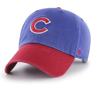 '47 Brand Chicago Cubs Clean Up MLB Dad Hat Cap Royal/Red