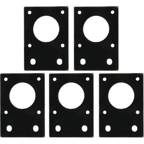 5 Pcs Gantry Plate, 3D Printer Stepper Motor Mounting Plate, Aluminum Plate with Mounting holes Fits for NEMA 17 42 Series Motors