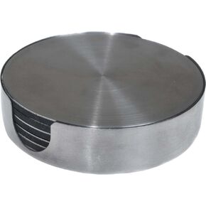 Thirstystone 6-Pack Stainless Steel Coasters in Stainless Steel Holder