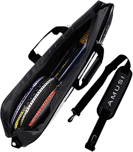 Tennis Badminton Racket Bag Hold 3-4 Pcs Racquet with Shoes Compartment and Side Pocket for Men Women Professional Competition Training Sport Bag in Saudi Arabia