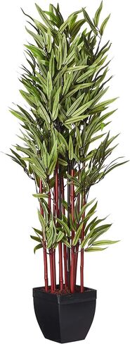 Nearly Natural 4ft. Bamboo Silk Planter Artificial Tree, 48in, Green in Saudi Arabia