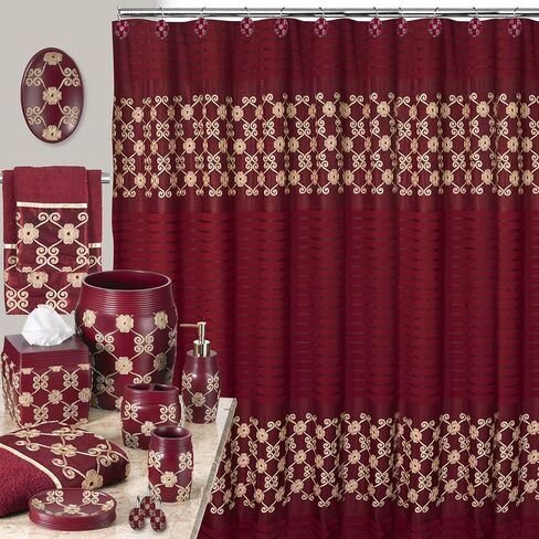 موزع صابون الحمام/مضخة اللوشن المشهورة، مجموعة Vlegant Rosa، عنابي/ذهبي in Kuwait