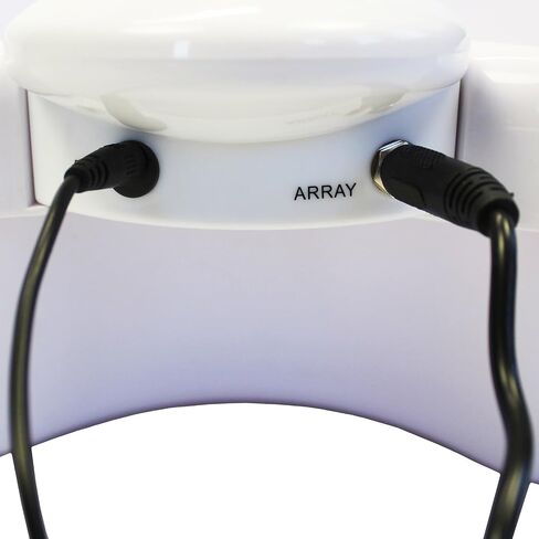 Ionic Detox Foot Bath Cleanse Spa with Basin 100 Liners and Two Round Arrays (Black Array Combo) in Saudi Arabia