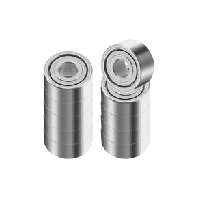 ACROPIX 681XZZ Bearings Double Shielded Pre-Lubricated Deep Groove Ball Bearings 1.5x4x2mm Silver Tone - Pack of 10