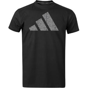 Adidas Short Sleeve Cotton T-Shirt - Unisex Graphic Tee, Workout and Everyday Wear, Active shirt Men Women, ADICLTSPS-CS (US, Alpha, Small, Regular, Regular, Black)