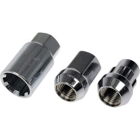 Dorman 713-675 Chrome Acorn Wheel Nut Lock Set Compatible with Select Models, 20 Pack