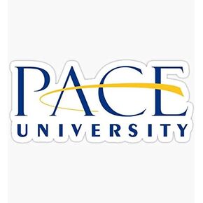 Pace University - Sticker Graphic - Auto, Wall, Laptop, Cell, Truck Sticker for Windows, Cars, Trucks