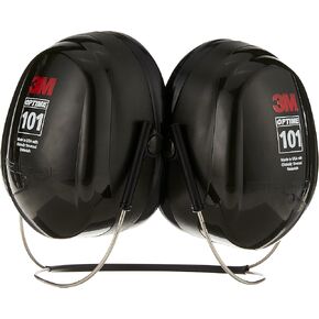 3M - H7B Peltor Optime 101 Behind-the-Head Earmuff, Hearing Protection, Ear Protectors, NRR 26 dB Green