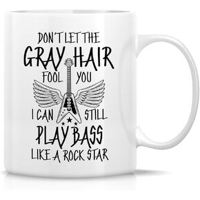 Retreez Funny Mug - Getting Piggy With It Music Pun Farmer Home Decor 11 Oz Ceramic Coffee Mugs - Funny, Sarcastic, Inspirational birthday gifts for him her friends, coworkers, sister, brother bff