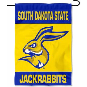 South Dakota State Jackrabbits Wordmark Garden Banner Flag
