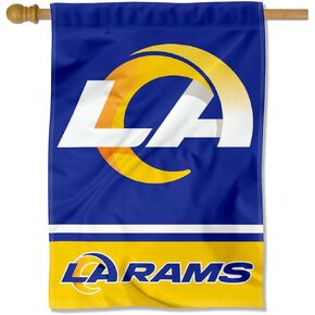 Los Angeles Rams New LA Double Sided Banner Flag