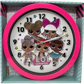Accutime Watch Corp LOL Frame Wall Clock Nice for Gift or Office Home Wall Decor 9.5"