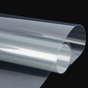 2mil Clear Window Security Film Anti Shatter Glass Protection Film Adhesive Window Protection Film Safety Window Glass Protection Sticker for Home and Office,17.7Inch x 10Feet