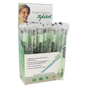 Hager Pharma Toothbrush - with Xylitol - Happy Morning - 1 Case