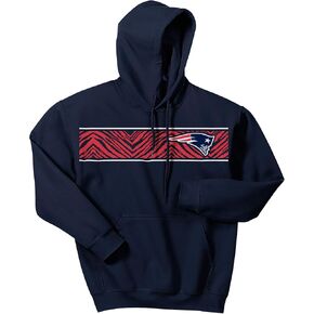 Zubaz Men's Zebra Logo Hoodie