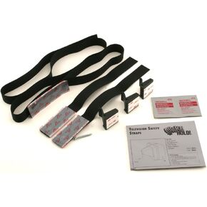 Ready America 4065 Quake Hold Adjustable Home Electronic SAFETY Strap, 11 in L, 50 lb., Nylon