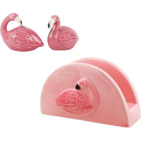 Cactus Standing Napkin Holder & Cactus Salt & Pepper Shakers with Tray