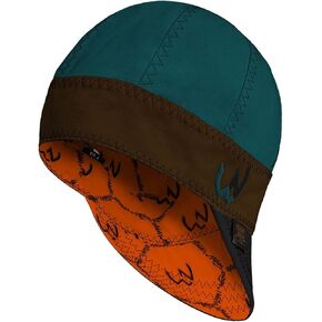 Welder Nation 8 Panel Welding Cap, 100% Cotton, Duck Canvas Exterior, Protective, Durable Men’s Hats with No Unicorn Peak for Welding, Heavy-Duty Jobs - Premium, Comfortable Welder Hat - 10 oz, 7 5/8