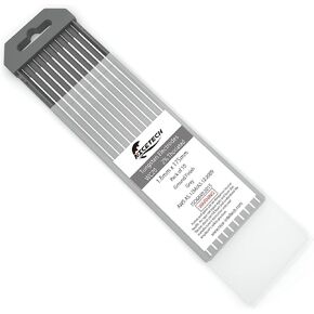 TIG Welding Tungsten Electrodes Pure Tungsten 1/8" x 7" (Green, EWP) 10-Pack