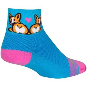 Women's 2in Corgi Luv Cycling/Running Socks (Corgi Luv - S/M)