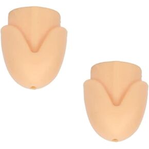 2Pcs Skin Color Funny Toothpaste Cap Prank Toothpaste Squeezer Head Dustproof Toothpaste Topper Toothpaste Dustproof Protective Case Toothpaste Dispenser for Adults Toothpaste