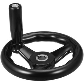 uxcell Hand Wheel 160mm Diameter 16mm Hole Diameter for Milling Machine