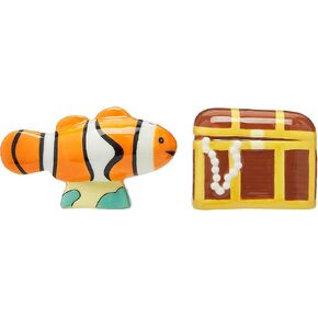 مجموعة شاكر ملح وفلفل من بيرهيد أندر ذا سي، مجموعة شيكر ملح وفلفل للأسماك والكنز، ديكور المنزل والمطبخ، مجموعة شيكر ملح وفلفل فريدة من نوعها in Kuwait