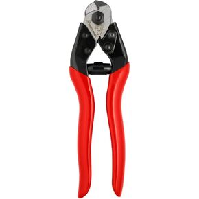 Felco Cable Cutter (F C3) - Heavy Duty Strength Steel Wire One-Hand Cable Cutter with Non-Slip Grip (3mm)