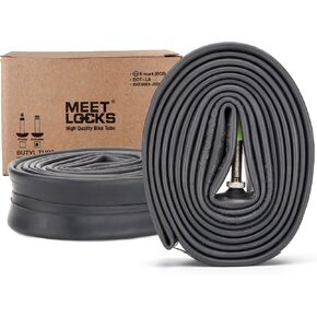 Bike Tube 700x18-25C Recycle Butyl Solid Brass Stem Valve Presta 2Pcs Pack