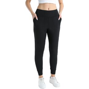 Women's Joggers High Waisted Yoga Pants with Pockets & Lightweight Athletic Leggings Set for Workout, Yoga, Running