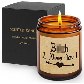 Birthday Gifts for Women, Friendship Gifts for Best Friend Women - Friend Gifts for Her, HBESTIE Scented Candles, Christmas Gifts, Funny Gifts for Mom, Girlfriend, Soul Sister, BFF Gifts
