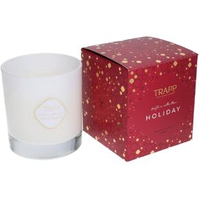 Trapp No. 58 - Holiday - 7 oz. Signature Candle - Aromatic Home Fragrance with Seasonal Scent of Cinnamon, Gingerbread, & Bourbon Vanilla Notes - Petrolatum Wax