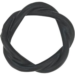 Saro Lifestyle Twisted Resin Napkin Ring (Set of 4), Black, 2"