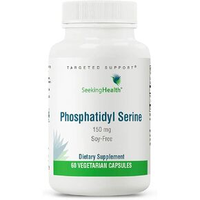 Seeking Health Phosphatidylserine - Brain Support Supplement with Sunflower Oil & Phospholipids - Vegetarian & Gluten-Free Capsules - 150 mg, 60 Capsules