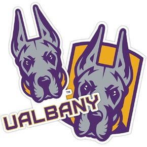 Desert Cactus University at Albany Stickers UALBANY Great Danes SUNY Vinyl Decal Laptop Water Bottle Car Scrapbook (4 Inch Set V1)