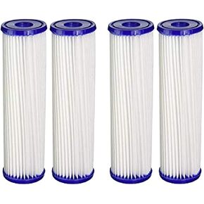 CFS – 4 Pack Water Filter Cartridges Compatible with EQ-PFC.35 Models – Remove Bad Taste & Odor – Whole House Replacement Water Filter System, White